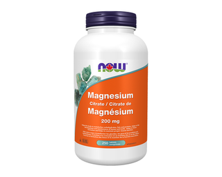 NOW Magnesium Citrate 200mg 250 Tablets