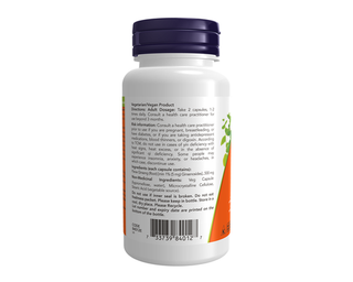 Now Panax Ginseng 500mg 100 Veggie Caps
