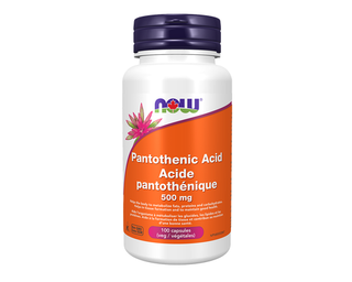 Now Pantothenic Acid 500mg 100 Capsules