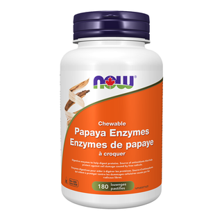 Now Papaya Enzymes 180 Lozenges