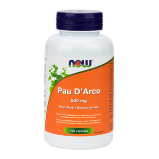 Now Pau D'Arco 500mg 100 Capsules