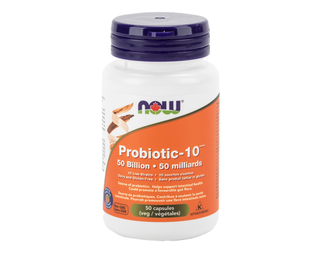 Now Probiotic-10 50 Billion 50 Veggie Caps