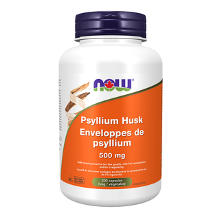 Now Psyllium Husk 500mg 200 Veggie Caps