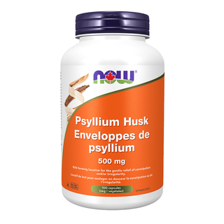 Now Psyllium Husk 500mg 500 Veggie Caps