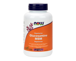 NOW Vegetarian Glucosamine & MSM 120 Veggie Caps