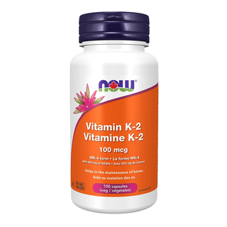 Now Vitamin K-2 100mcg 100 Veggie Caps