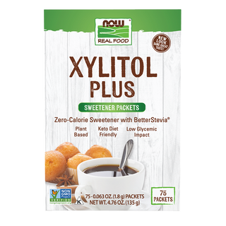 Now Xylitol Plus 75 Packets