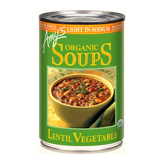 Amy's Organic Soups Light Sodium Lentil Vegetable 398mL