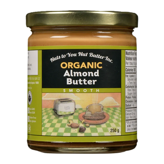 Nuts To You Organic Almond Butter Smooth 250g