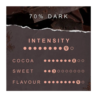 Green & Black's Organic Dark Chocolate 70% 90g