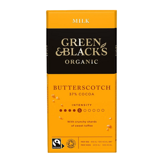 Green & Black's Organic Milk Chocolate Butterscotch 90g