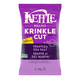 Kettle Foods Krinkle Cut Chips Truffle Sea Salt  220g