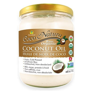 Ecoideas Coco Natura Coconut Oil Raw Organic 500mL