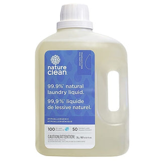 Nature Clean 99.9% Natural Laundry Liquid Fragrance Free 3L