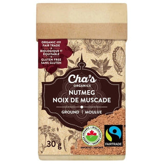 Cha's Organics Nutmeg Ground 30g