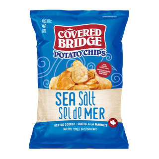 Covered Bridge Potato Chips Sea Salt 170g