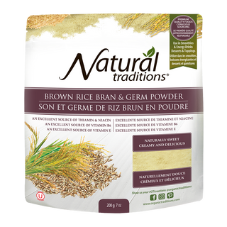 Natural Traditions Brown Rice Bran & Germ Powder 200g