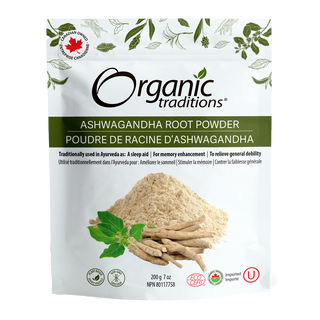 Organic Traditions Ashwagandha Root Powder 200g