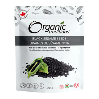 Organic Traditions Black Sesame Seeds 227g