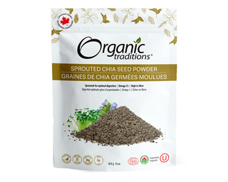 Organic Traditions Sprouted Chia Seed Powder 454g