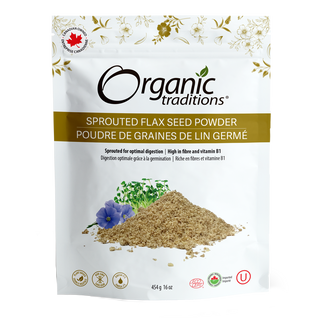 Organic Traditions Sprouted Flax Seed Powder 454g