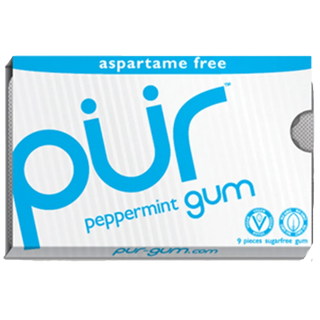 Pur Gum Peppermint Gum 9 Pieces