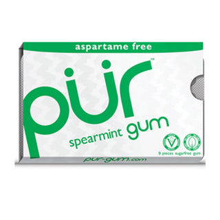 PUR Gum Spearmint Gum 9 Pieces