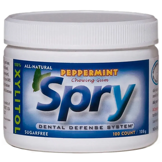 Xlear Spry Chewing Gum Peppermint 100 Counts