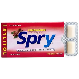 Xlear Spry Chewing Gum Cinnamon 10 Pieces