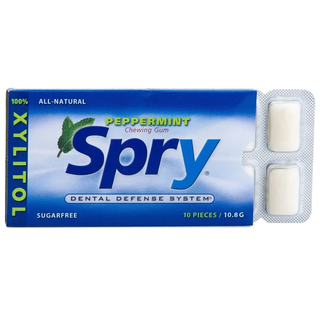 Xlear Spry Chewing Gum Peppermint 10 Pieces