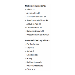 Homeocan Alfalfa Tonic With Ginseng 250mL