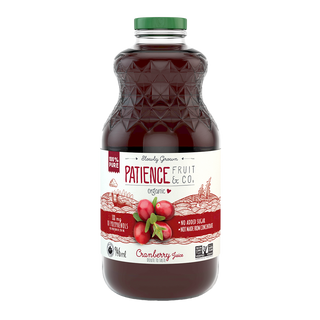 Patience Fruit Organic Cranberry Juice 946mL