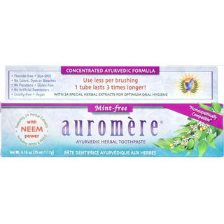 Auromere Ayurvedic Toothpaste Mint Free 117g