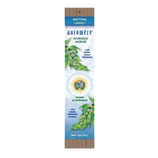 Auromere Ayurvedic Incense Mattipal Peace 10g