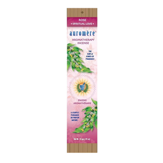 Auromere Aromatherapy Incense Rose Spiritual Love 10g