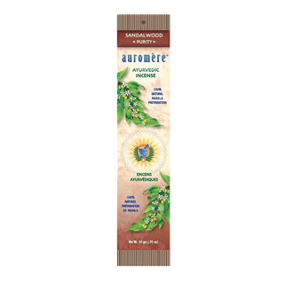 Auromere Ayurvedic Incense Sandalwood Purity 10g