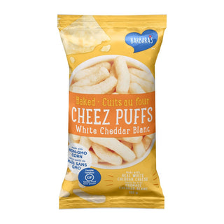 Barbara's Bakery Cheez Puffs White Cheddar Baked 155g