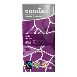 Camino Chocolate Bar Milk 38% 100g