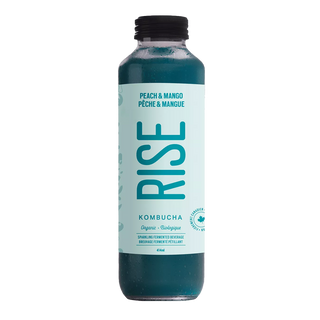 Rise Kombucha Organic Kombucha Peach & Mango 414mL