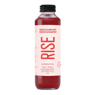 Rise Kombucha Organic Kombucha Hibiscus & Rose Hips 414mL