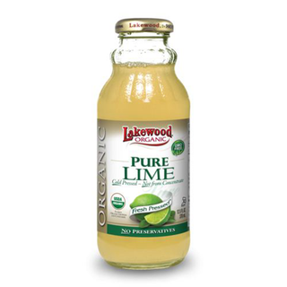 Lakewood Organic Pure Lime Juice 370mL