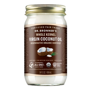 Dr. Bronner's Organic Virgin Coconut Oil Whole Kernel 414mL