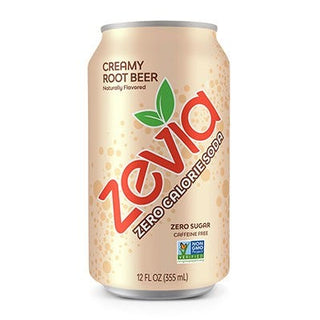 Zevia Natural Soda Creamy Root Beer 355mL