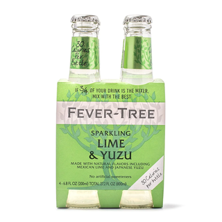 Fever Tree Sparkling Lime And Yuzu 4x200mL