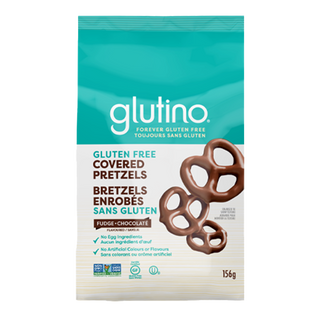 Glutino Pretzels Covered Chocolate Fudge 156g