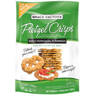 Snack Factory Pretzel Crisps Garlic Parmesan 200g