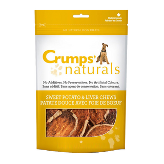 Crump's Naturals Sweet Potato & Liver Chews 330g