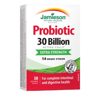 Jamieson Probiotic 30 Billion Active Cells Extra Strength 30 Veggie Caps