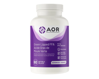 AOR Green Lipped FFA 50mg 60 Softgels