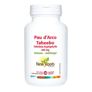 New Roots Pau D' Arco Taheebo 500mg 100 Veggie Caps